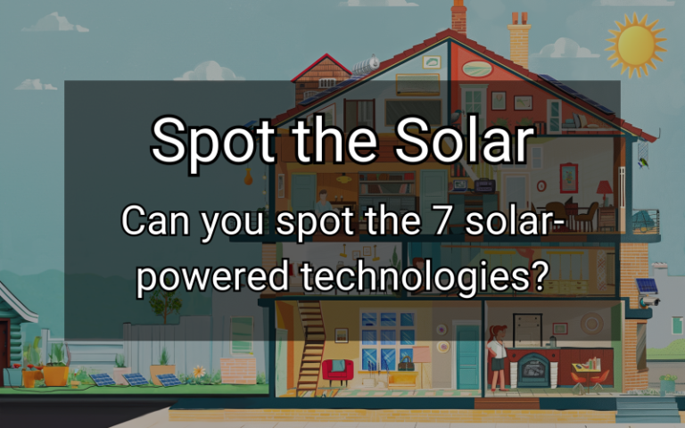 spot the solar: solar panel diagram