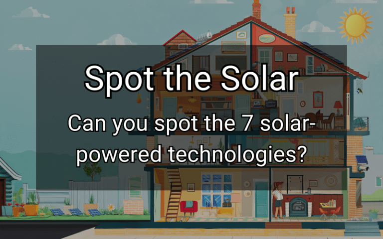 spot the solar: solar panel diagram