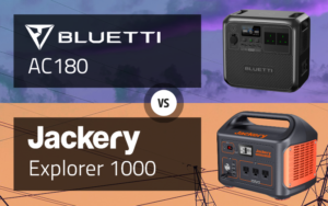 Read more about the article Bluetti AC180 vs Jackery 1000: Which is the Best?