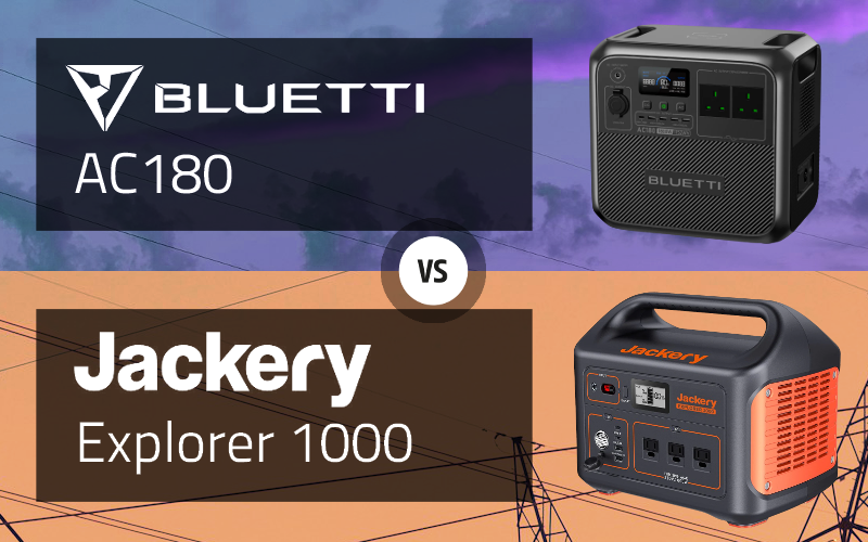 You are currently viewing Bluetti AC180 vs Jackery 1000: Which is the Best?