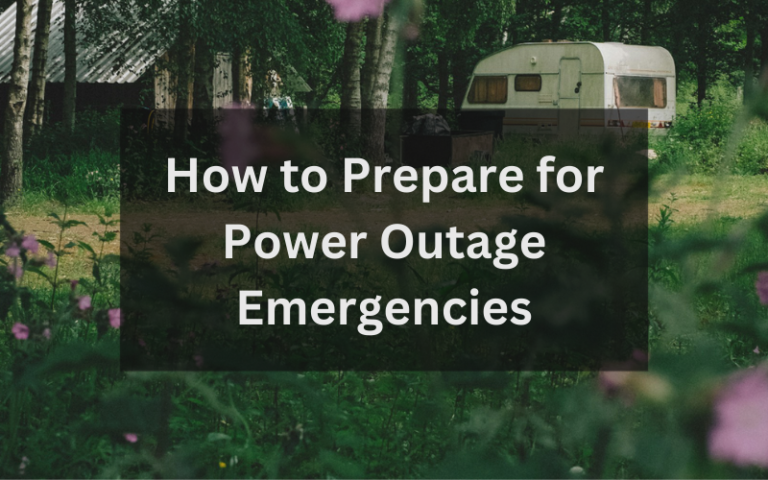 how to prepare for power outage emergencies