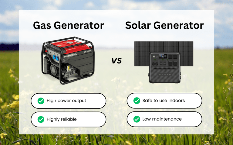 gas generators vs solar generators