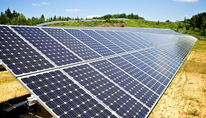 types of solar panel: polycrystalline