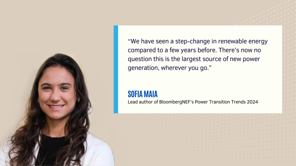 bloombergnef report renewable energy sofia maia